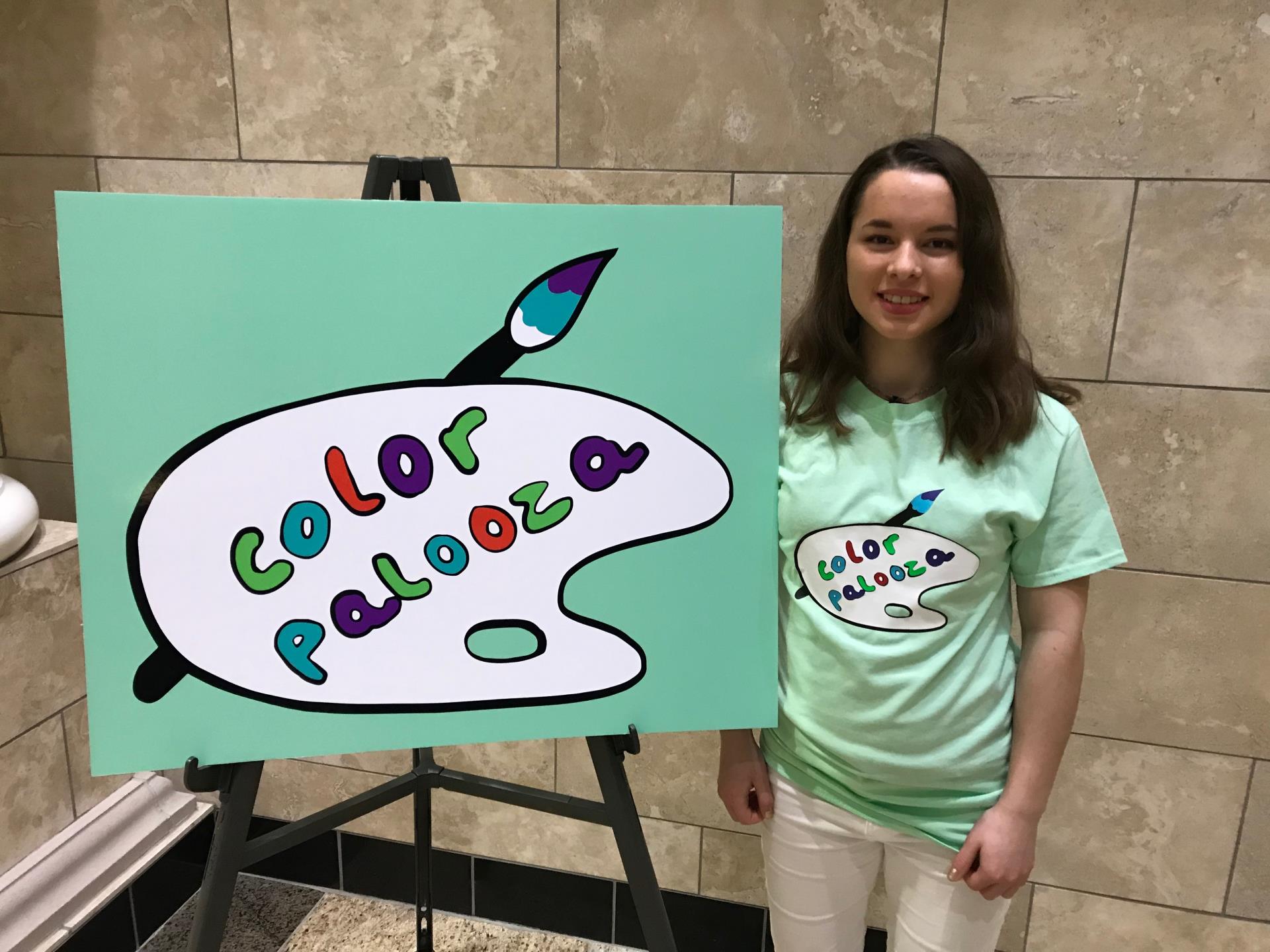 ColorPalooza 2019 logo winner Susi