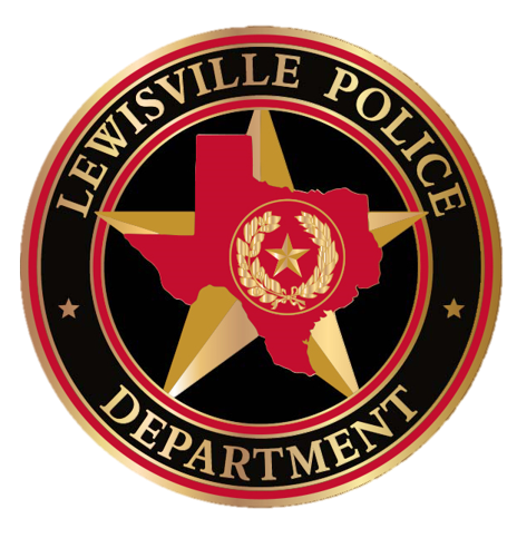 Lewisville Police Department badge