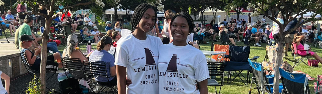 LHS Cheer perform at Sounds of Lewisville