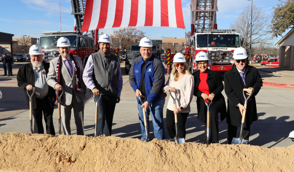 1Lewisville City Council - Groundbreaking of Tittle McFaddenPublic Safety Center