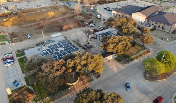 March 2023: Initial demolition of Central Fire Station