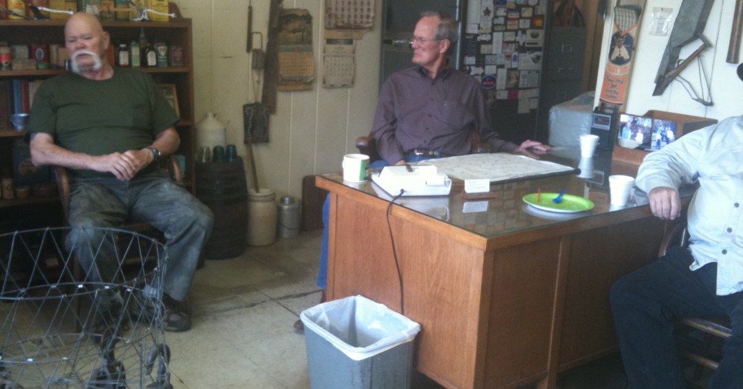 2010 James Polser in the Lewisville Feed Mill office