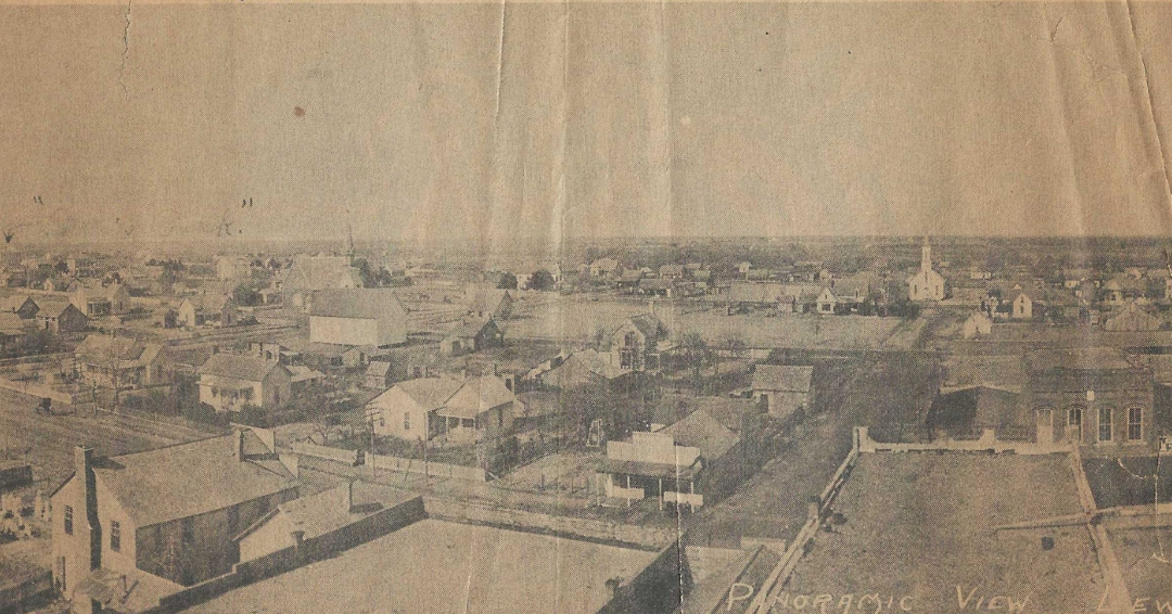 Downtown Lewisville in 1906